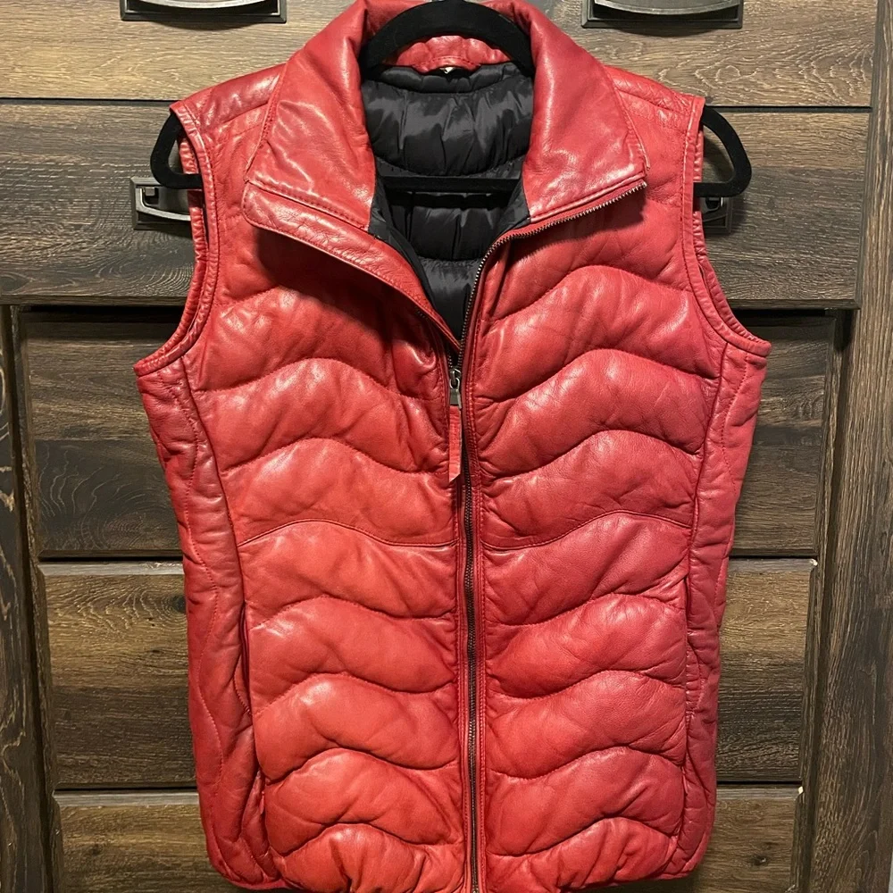 Scully Butter Leather Vest - Picture 1 of 6